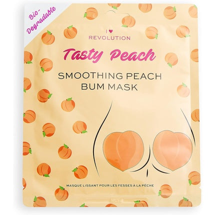 Mască de corp Revolution Beauty London Tasty Peach Bum Leaf Mask