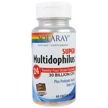 Supliment alimentar probiotic Solaray Super Multidophilus 24, 30 Billion CFU, 60 capsule
