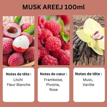 Parfum Ayat Perfumes Areej Musk, 100ml, Oriental Arab