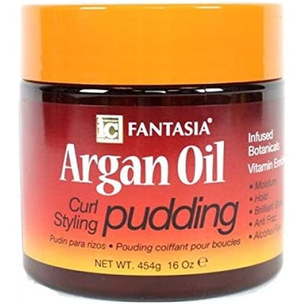 Cremă de coafare Fantasia Argan Oil Curl Style Pudding, 454g