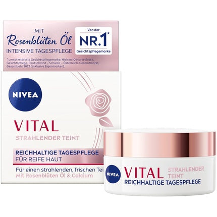 Cremă de zi Nivea Vital pentru pielea matură, 215g