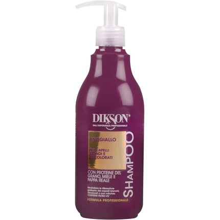 Șampon Antigiallo, Dikson Prof SH 500, 250ml, Violet, Pompă