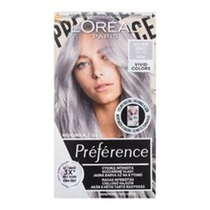 Vopsea de păr L'Oréal Professionnel Préférence Vivid Colors 10112 Silver Grey, argintiu