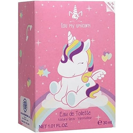 Parfum copii, Eau My Unicorn, 30ml, sticla cu motiv unicorn