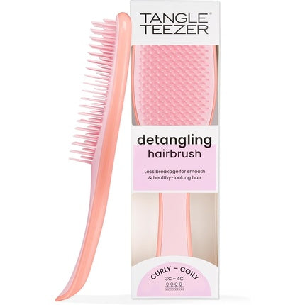 Perie de păr pentru descurcat, Tangle Teezer Naturally Curly Ultimate Detangler, roz