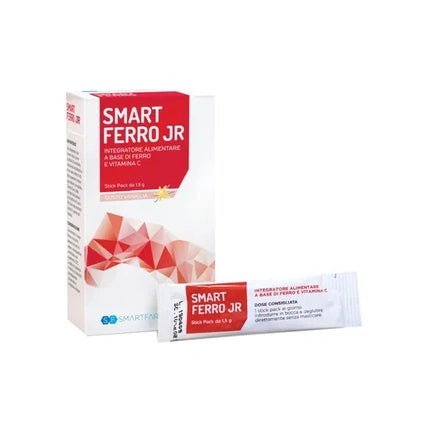Supliment Alimentar Smart Ferro Jr, Smartfarma, Stick Pack, 20 Sacheturi, Gust Piersică