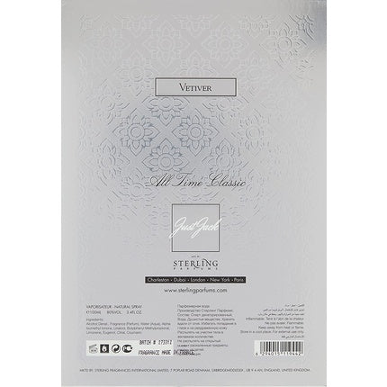 Parfum, Just Jack, Vetiver, 100ml