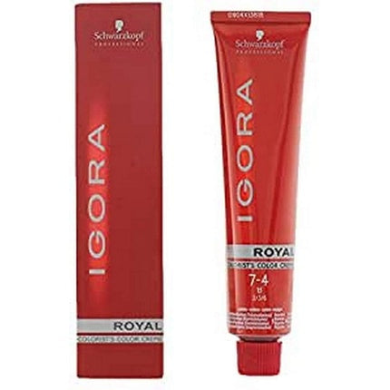 Vopsea de Păr Schwarzkopf IGORA ROYAL 7-4, 60ml, blond cu reflexe de cupru