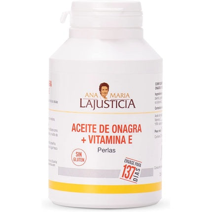 Supliment, Ana Maria Lajusticia, ulei de luminița serii cu vitamina E 1000mg, 275 capsule