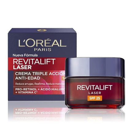 Cremă de zi anti-îmbătrânire cu SPF25, L'Oréal, Revitalift Laser, 50ml