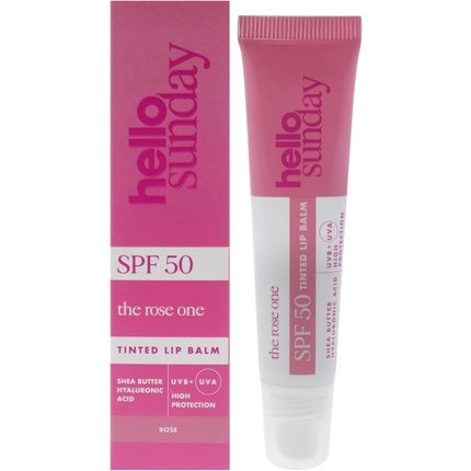 Balsam buze colorat SPF 50 - Rose, Hello Sunday