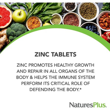 Suplimente Zinc NaturesPlus 10mg 90 Tablete Alb