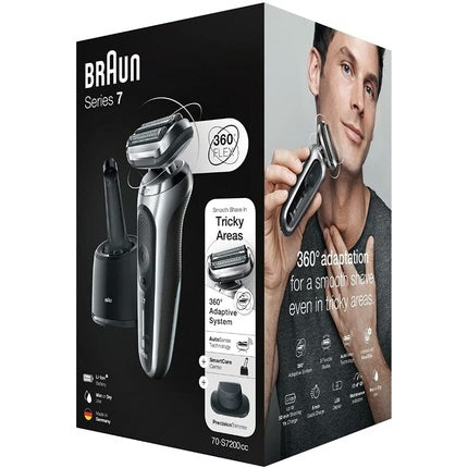 Aparat Ras Braun Series 7 70-S7200cc Argintiu Negru