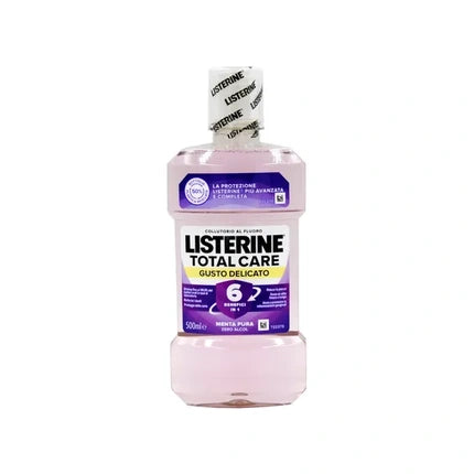 Gargara Listerine Total Care Gust Delicat, roz, 500ml