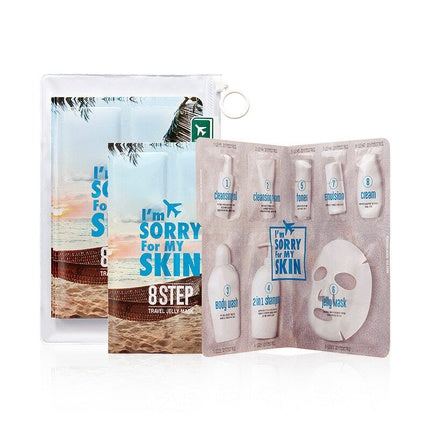 I'm Sorry for My Skin, Set de 2 măști gel, ambalaj portabil