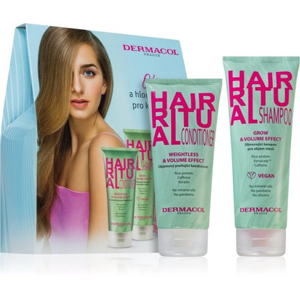 Set Cadou Hair Ritual Dermacol, 3 bucăți, Ambalaj cadou, 350g