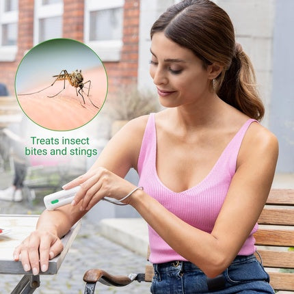 Aparat tratament mușcături de insecte, Medisana, IB 100, alb-verde