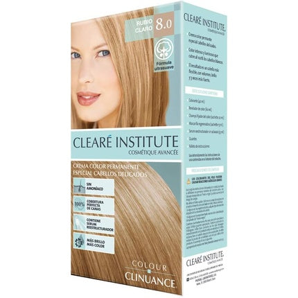 Vopsea de păr, Clearé Institute 8.0, blond deschis