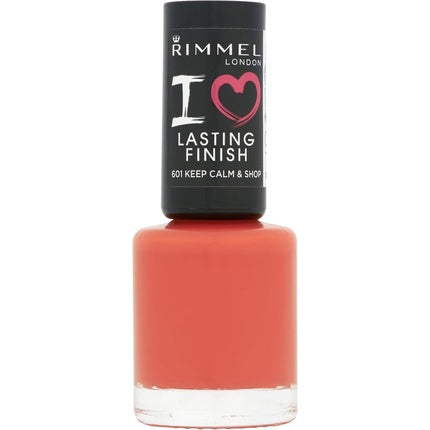 Smalt unghii Rimmel London Lasting Finish Keep Calm And Shop Coral