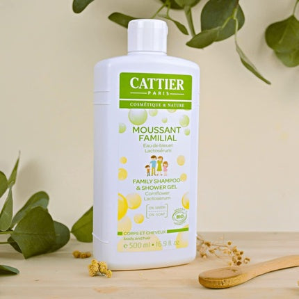 Gel de duș Cattier Familial cu Lactoserum, 500ml