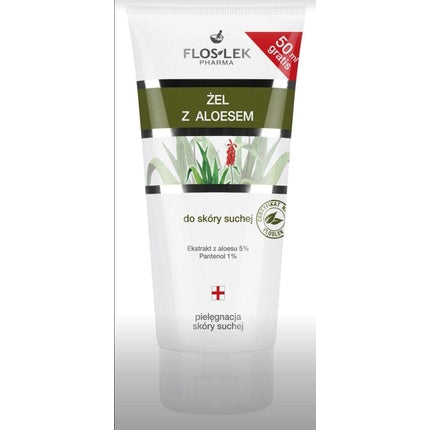 Gel Aloe Vera, Floslek Pharma, pentru piele uscată, 200ml