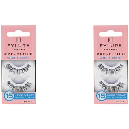 Gene false, Eylure, Fluttery Light 117, 2 perechi