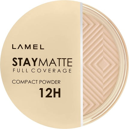 Lamel Stay Matte Compact Powder Cold Ivory N.402 Universal Neutral Undertone, pudră compactă