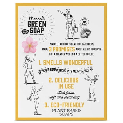 Marcel's Green Soap, Lavender & Rosemary, Sabon de Mâini, 367g