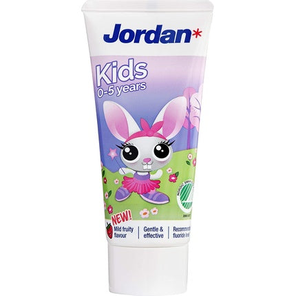 Pasta de dinți, Jordan, 0-5 ani, 50ml - Hipopotam