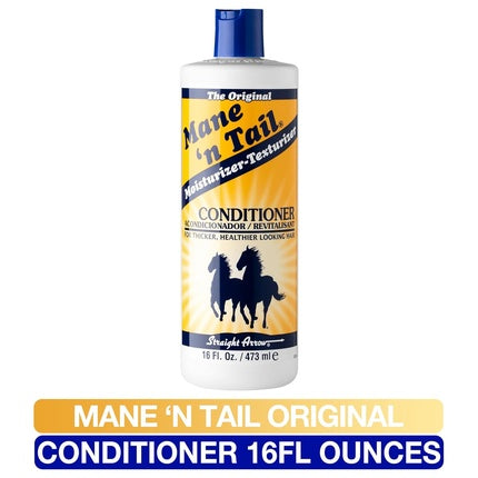 Condiționator Mane 'N Tail Original, 16 Fl Oz, alb cu etichetă galbenă