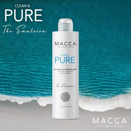 Lapte Demachiant, Macca Beauty Meets Science, ten uscat si sensibil, 200ml