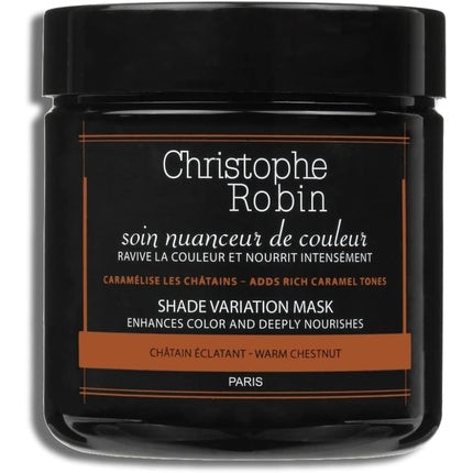 Masca de par Christophe Robin, Warm Chestnut, 250ml