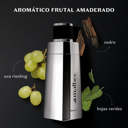 Eau De Toilette O Boticario Malbec Magnetic, argintiu, 100ml
