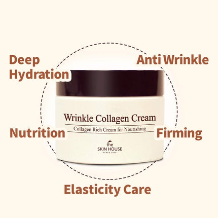 Crema de față The Skin House Wrinkle Collagen Cream, 50ml