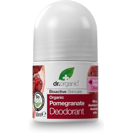 Deodorant Dr Organic cu Rodie Roll On 50 ml
