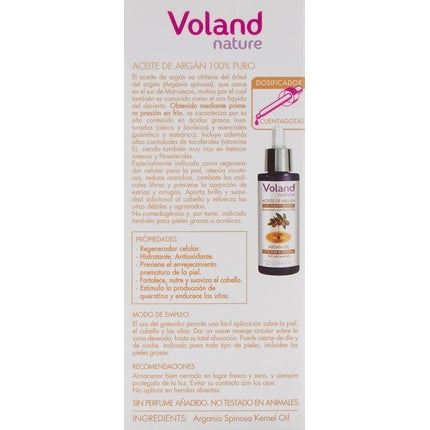 Ulei de corp, Voland, Pure Argan, 30 ml
