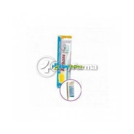 Periuță de dinți Uragme Forhans Antiplaque Double Action cu bristle medii