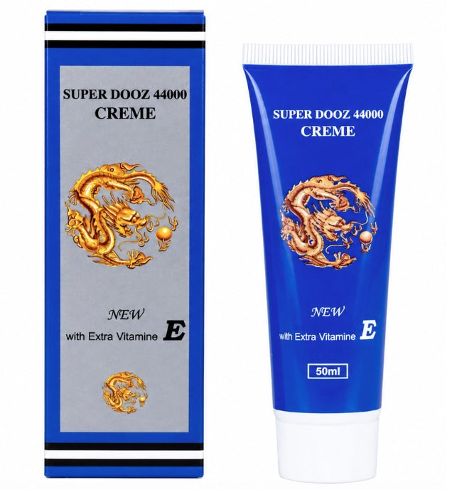 Super Dooz 44000 Creme (cu Vitamina E) – cremă destinată bărbaților, folosită ca soluție pentru întârzierea ejaculării – 50 ml
