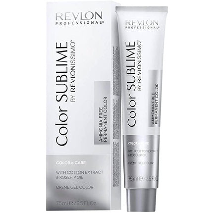 Vopsea de păr Revlon Professional Revlonissimo Color Sublime 7,32 Medium Gold Iridescent Blonde 75ml