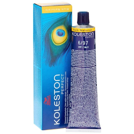 Vopsea de păr Wella Professionals Koleston Perfect Rich Naturals, 6/97 Dark Blonde Ash Brown, 60ml