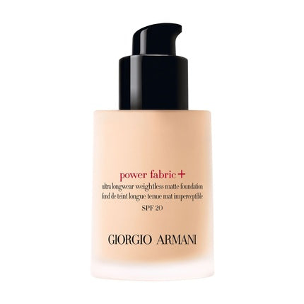 Fundă de machiaj Armani Beauty Power Fabric SPF 20, 30ml, culoare bej