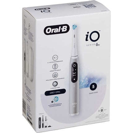 Periuță de dinți, Oral-B, iO Series 6, gri opal