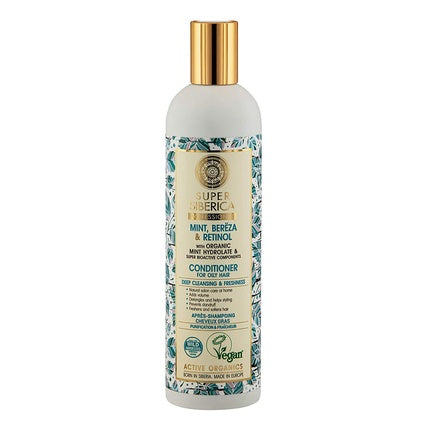 Balsam de păr Natura Siberica, Super Mint, Retinol, 400ml