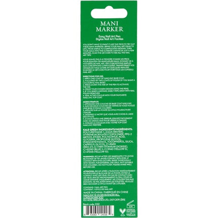 Marker unghii, Nails Inc, mani, verde