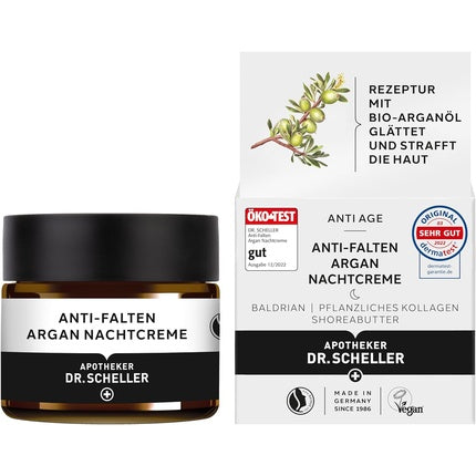 Crema de noapte Dr. Scheller Anti-Wrinkle cu Argan, 50ml