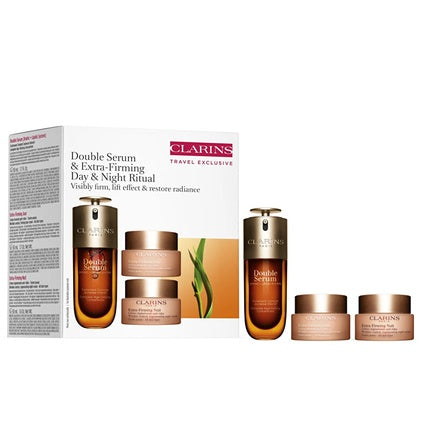 Kit Cadou Skincare, Clarins Double Serum & Extra-Firming Day & Night Ritual
