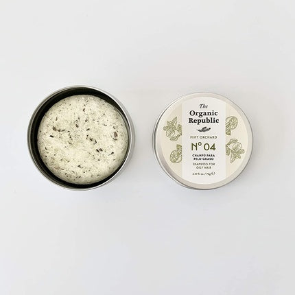 Șampon solid, The Organic Republic, pentru păr gras, 70g