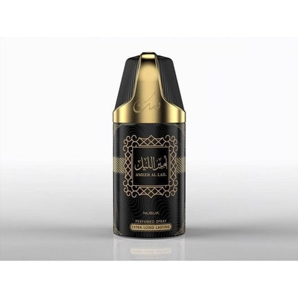 Nusuk Ameer Al Lail Deodorant 250 Ml, Spray Negru și Auriu