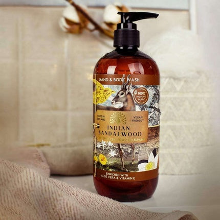 Spălare Mâini și Corp, The English Soap Company, Indian Sandalwood, 500ml
