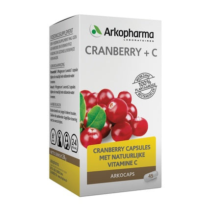 Arkopharma Arkocaps Cranberry + C, Vitamine, 45 capsule